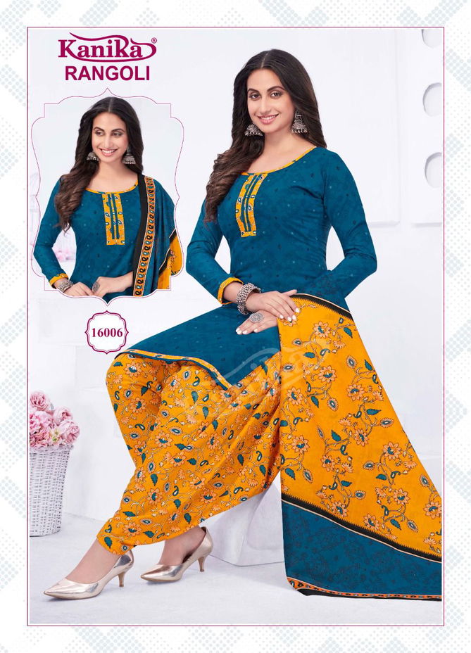 Kanika Rangoli Vol 16 Daily Wear Wholesale Cotton Readymade Dress Catalog